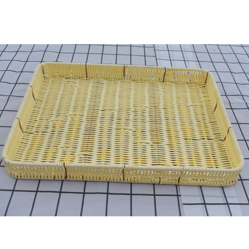 Woven Round Serving Tray Bowlift