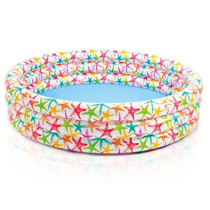 BowLift | Inflatable Kids Pool with Colorful Starfish Design