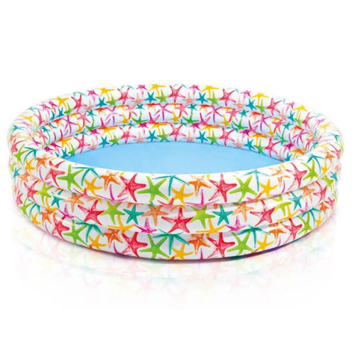 BowLift | Inflatable Kids Pool with Colorful Starfish Design