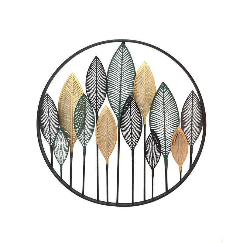 Decorative Gold Leaf Wall Art Sculpture Bowlift