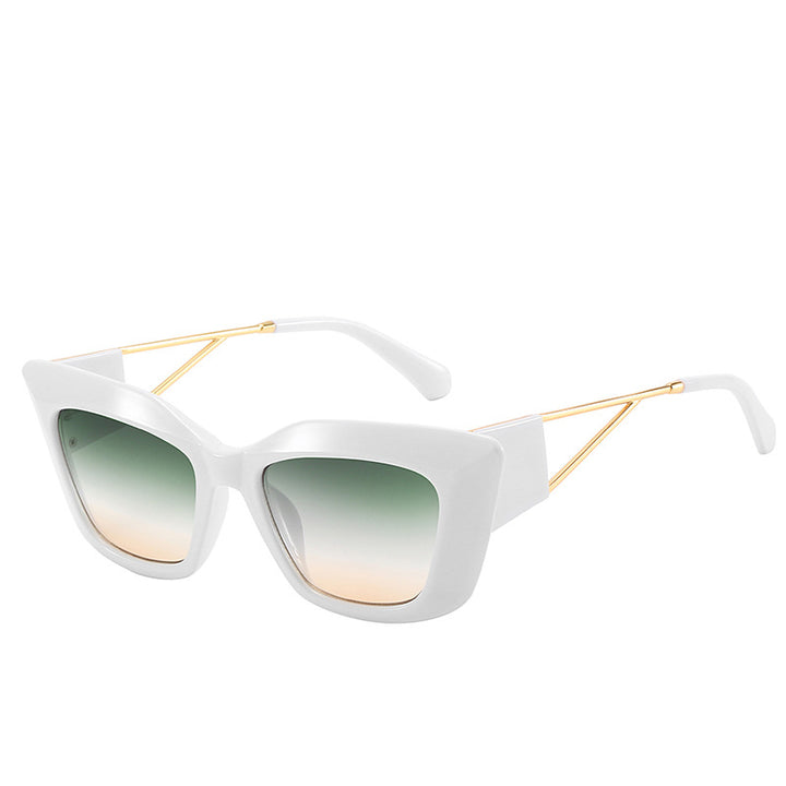Oversized Fashion Sunglasses with Unique Geometric Frame Bowlift