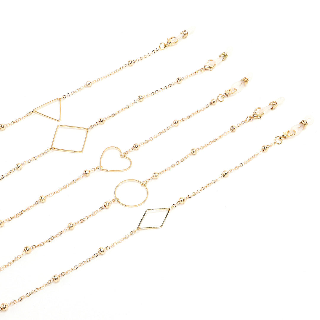 Elegant Gold Chain Eyewear Holder Bowlift