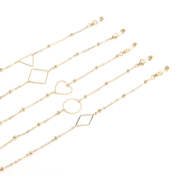 Elegant Gold Chain Eyewear Holder Bowlift