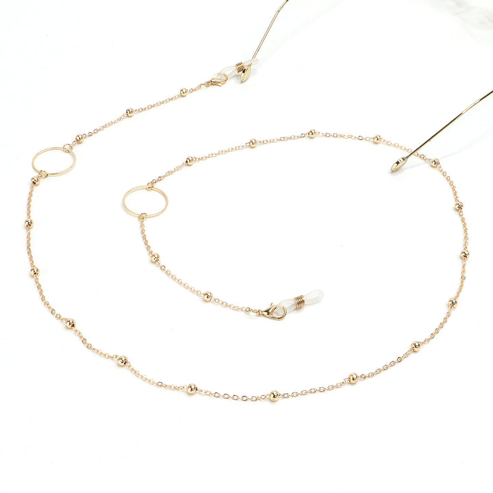 Elegant Gold Chain Eyewear Holder Bowlift