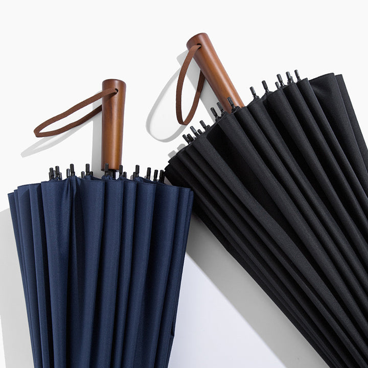 Ladies elegant automatic folding umbrella with ergonomic design and large canopy Bowlift
