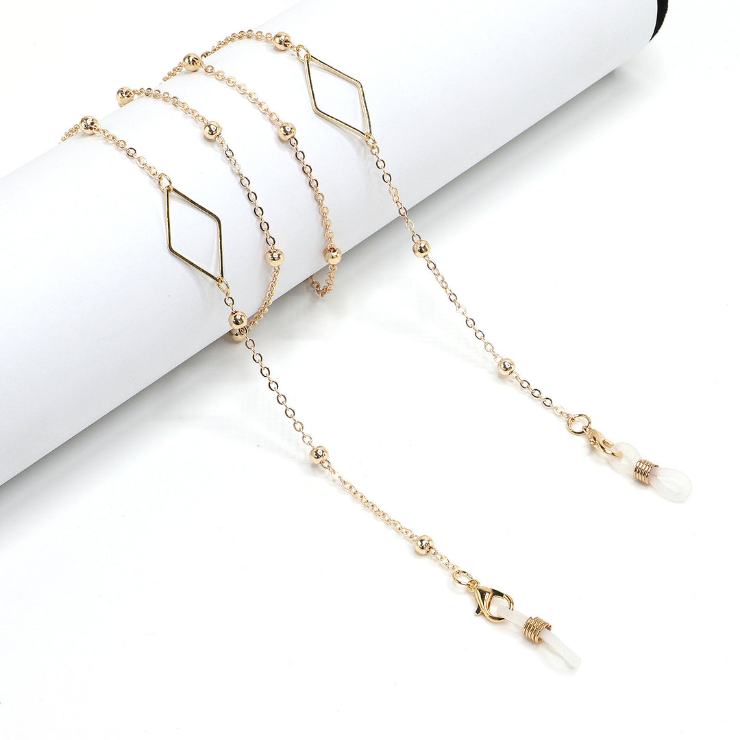 Elegant Gold Chain Eyewear Holder Bowlift