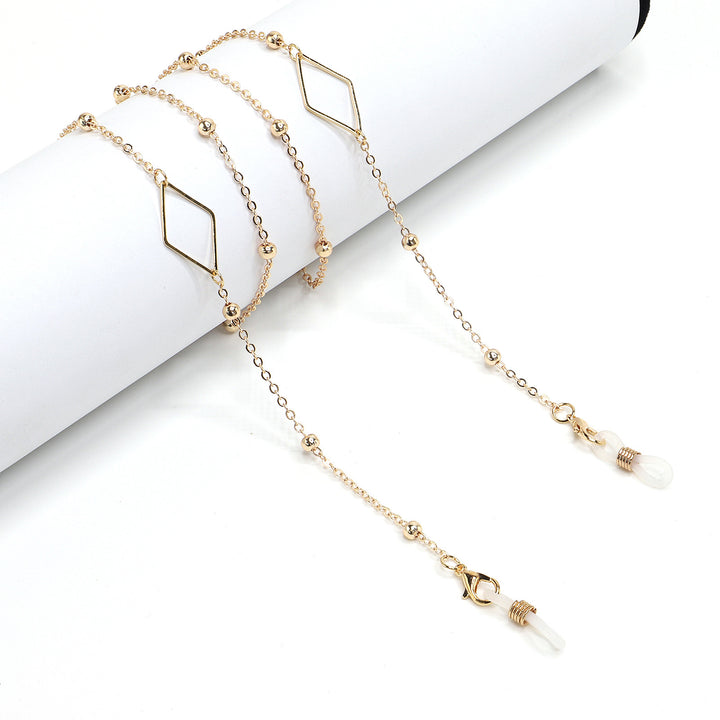 Elegant Gold Chain Eyewear Holder Bowlift