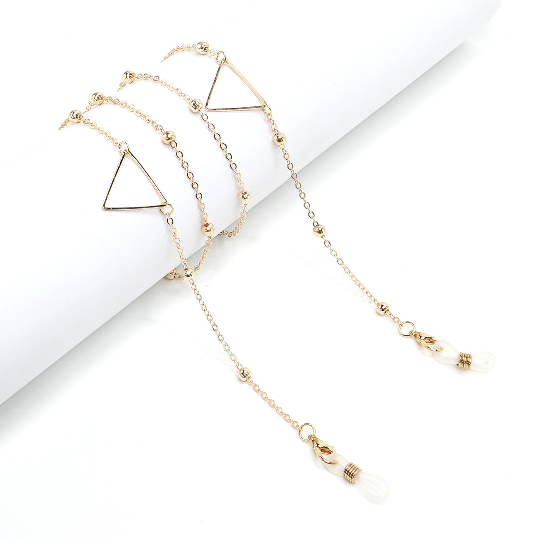 Elegant Gold Chain Eyewear Holder Bowlift
