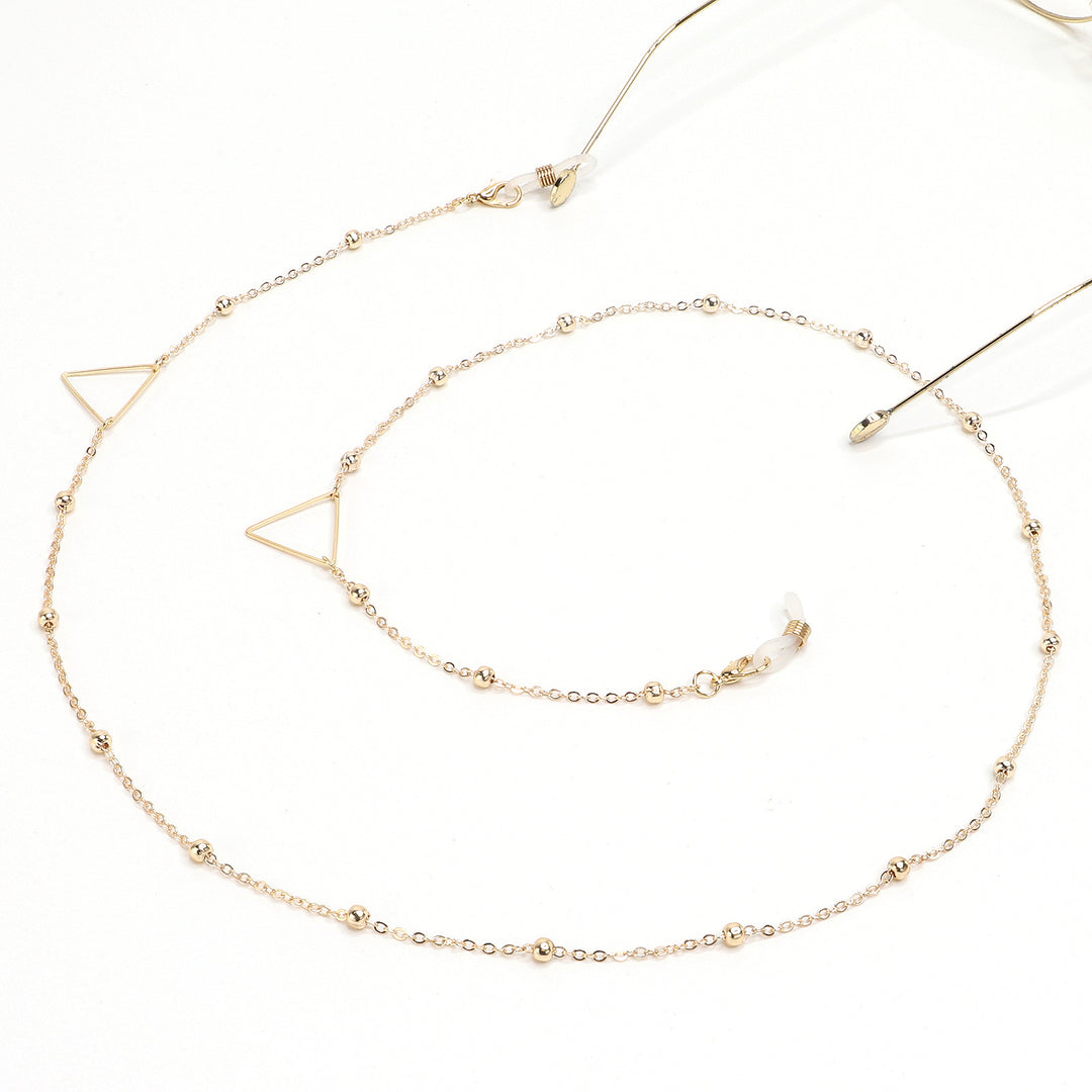 Elegant Gold Chain Eyewear Holder Bowlift