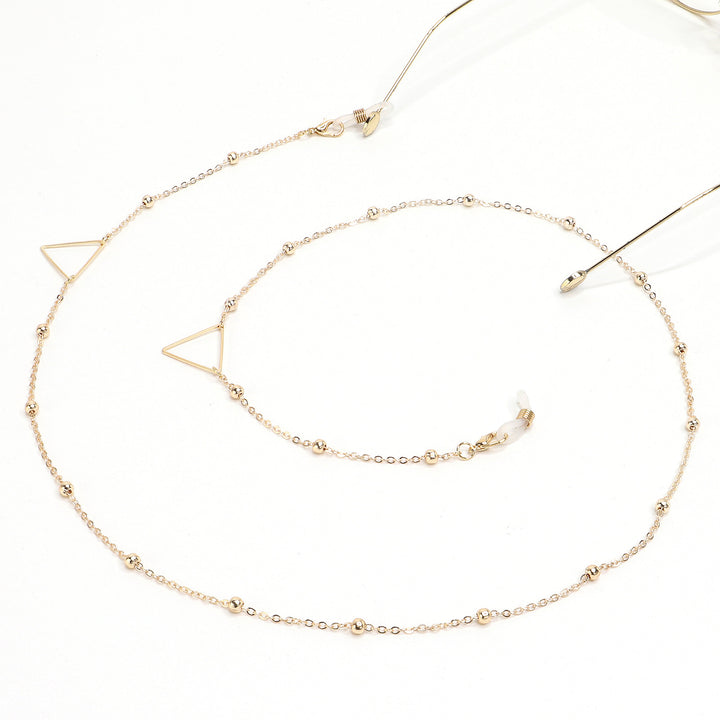 Elegant Gold Chain Eyewear Holder Bowlift