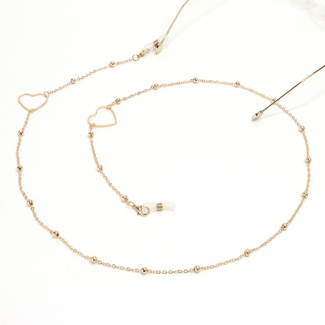 Elegant Gold Chain Eyewear Holder Bowlift