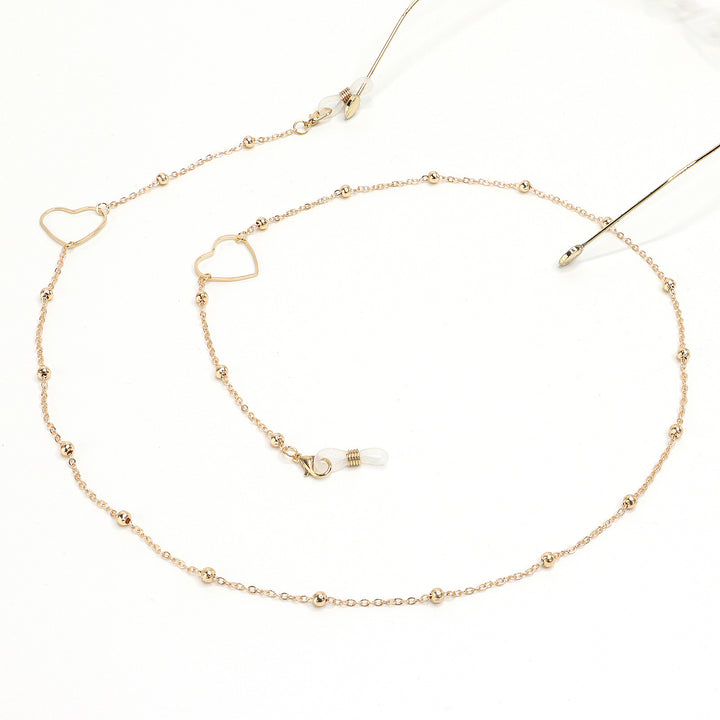 Elegant Gold Chain Eyewear Holder Bowlift