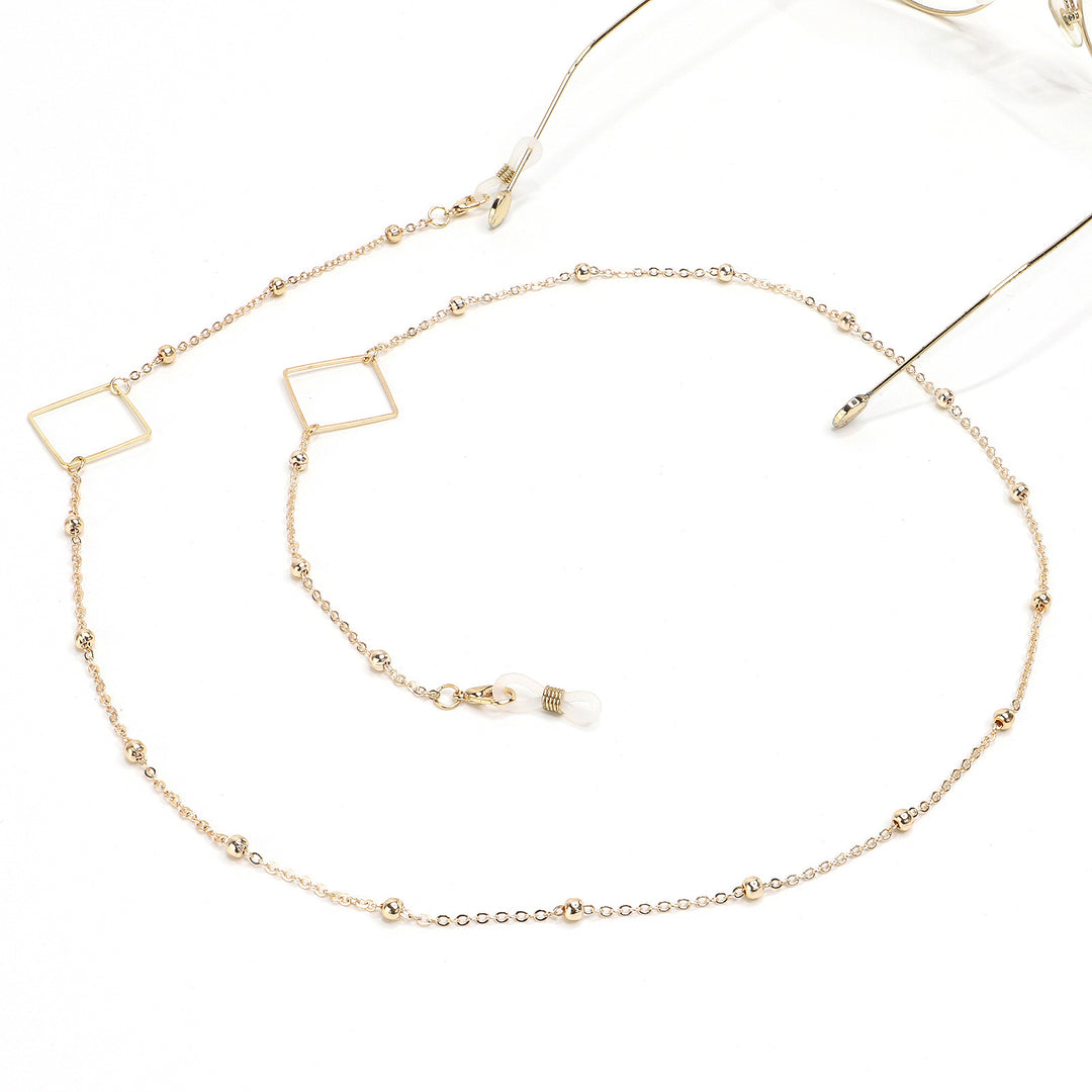 Elegant Gold Chain Eyewear Holder Bowlift