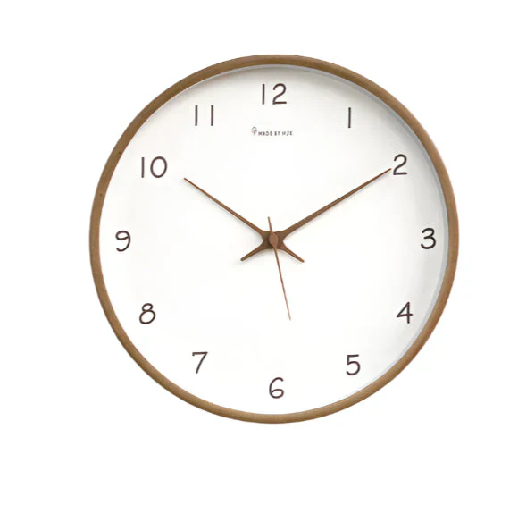 NordWood Silent Wall Clock Bowlift