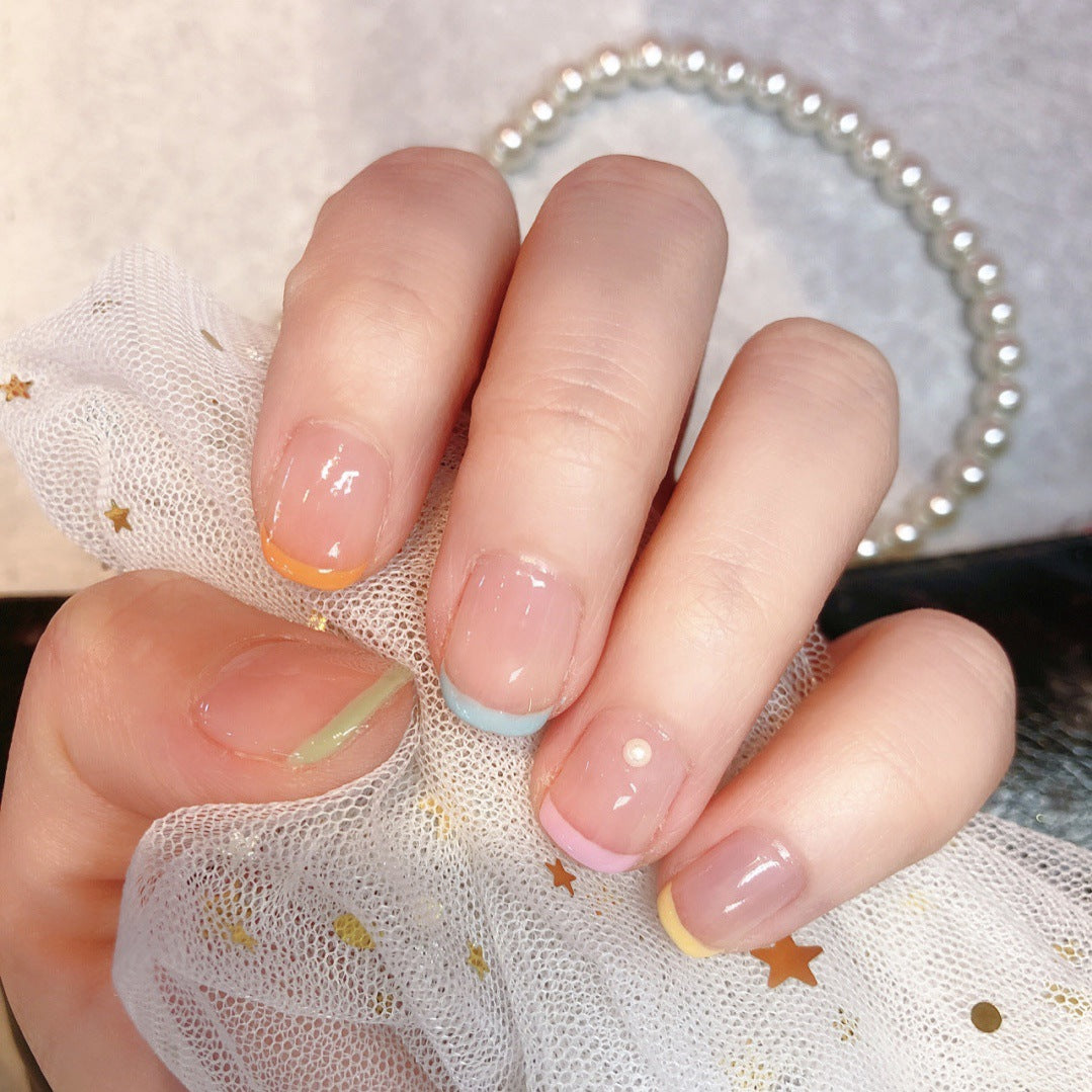 Creative Nail Art with Pastel Colors Bowlift