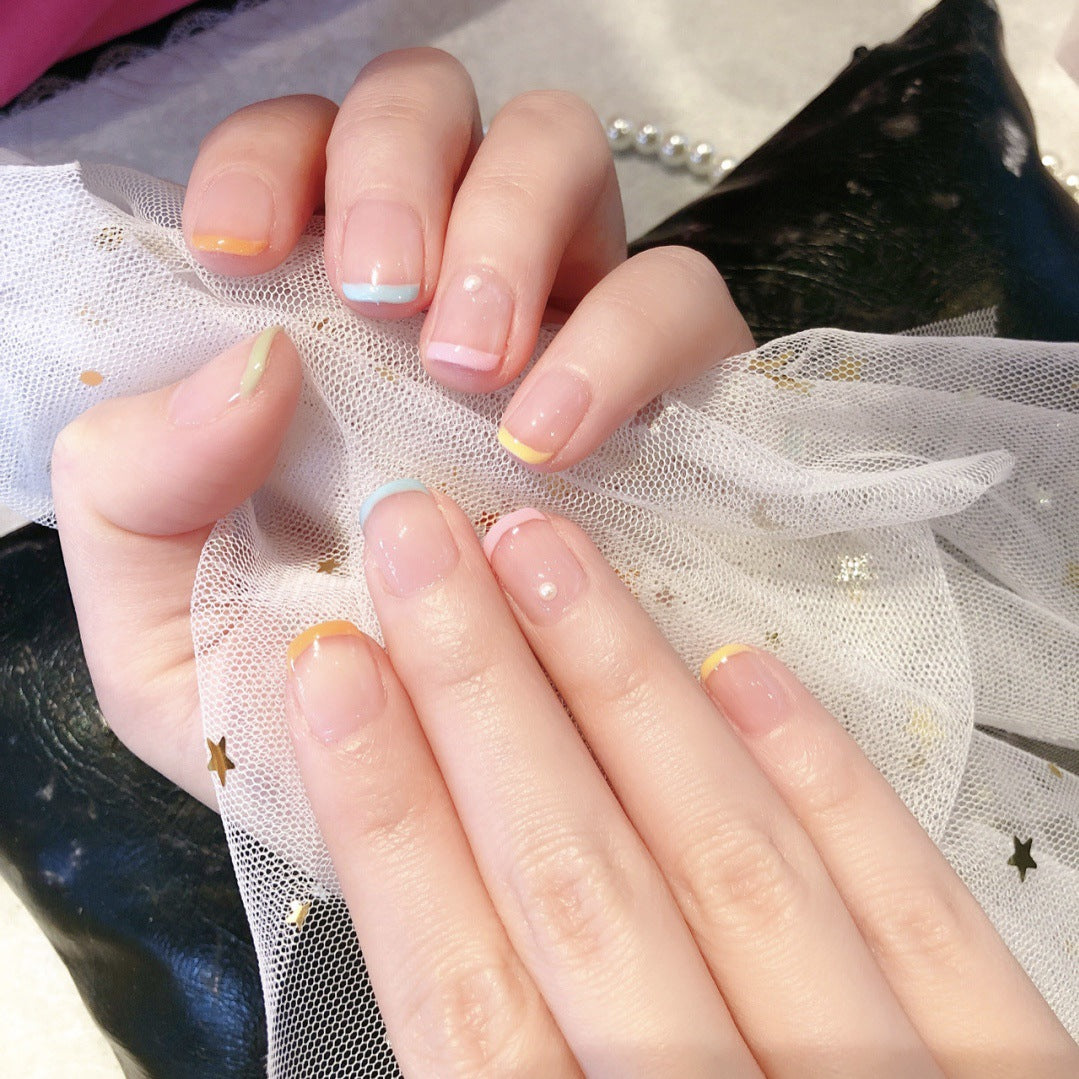 Creative Nail Art with Pastel Colors Bowlift