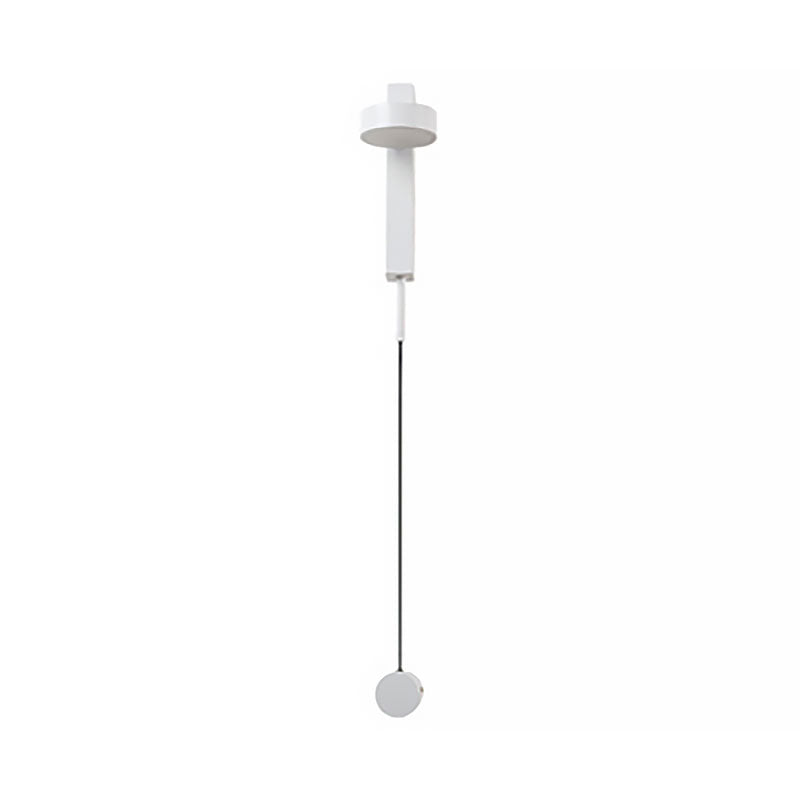 BowLift | Modern simple drum shade wall light metal LED wall light for the bedroom in white/warm light