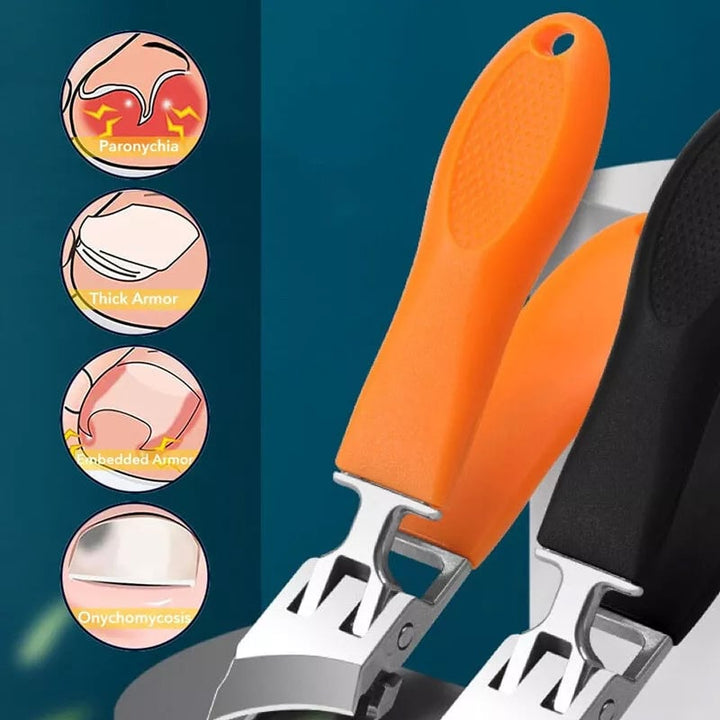 BowLift | Wide Jaw Opening Anti-Splash Slanted Nail Clipper