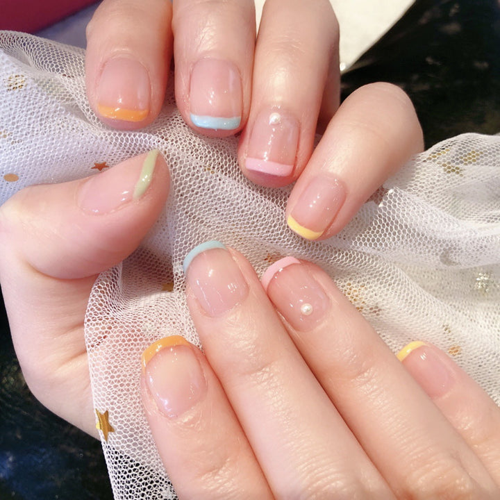 Creative Nail Art with Pastel Colors Bowlift