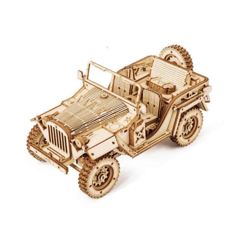 Puzzle Model Mechanical Made of Wood Super | Bowlift