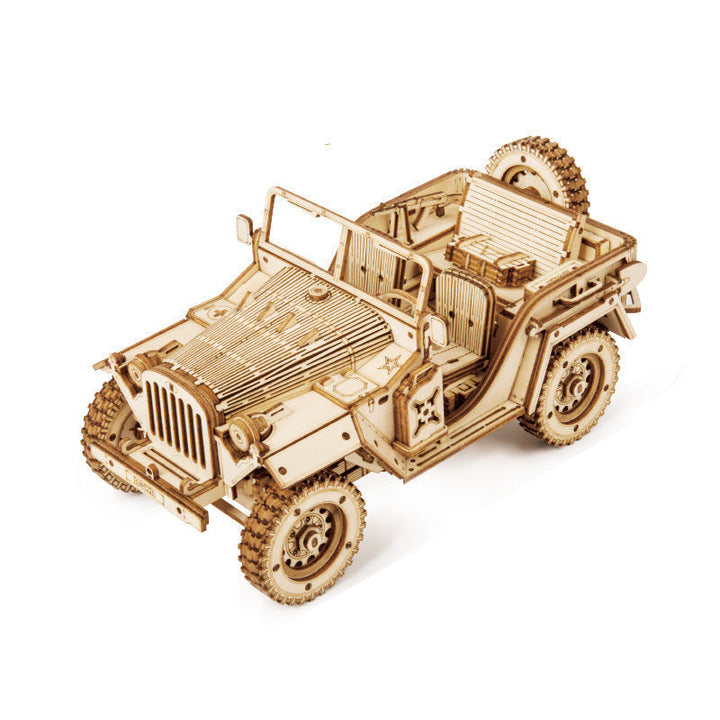 Puzzle Model Mechanical Made of Wood Super | Bowlift