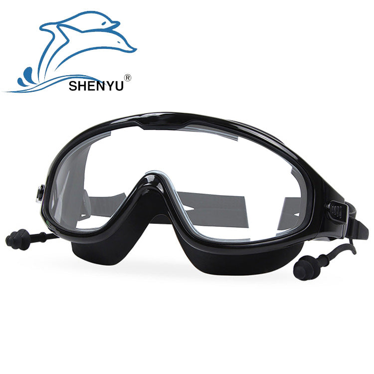Snorkel mask with comprehensive field of view and comfortable silicone details Bowlift