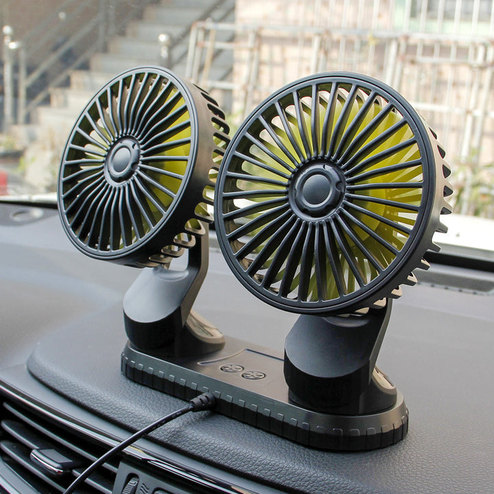 Unisex double fan with adjustable tilt Bowlift