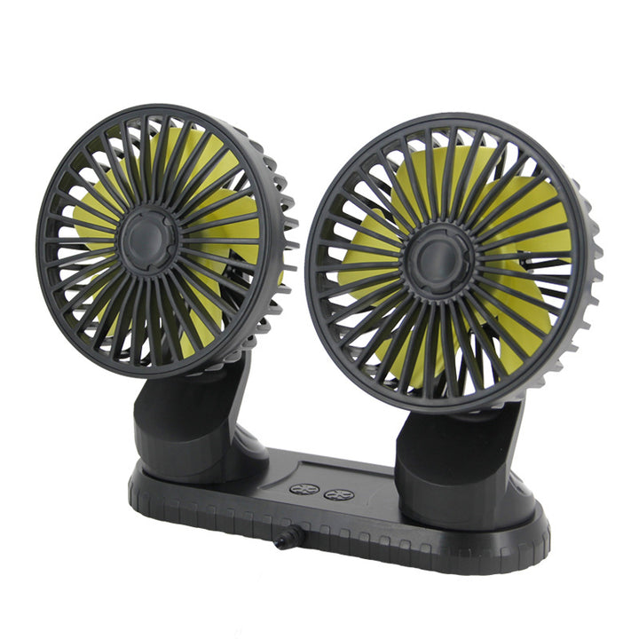 Unisex double fan with adjustable tilt Bowlift