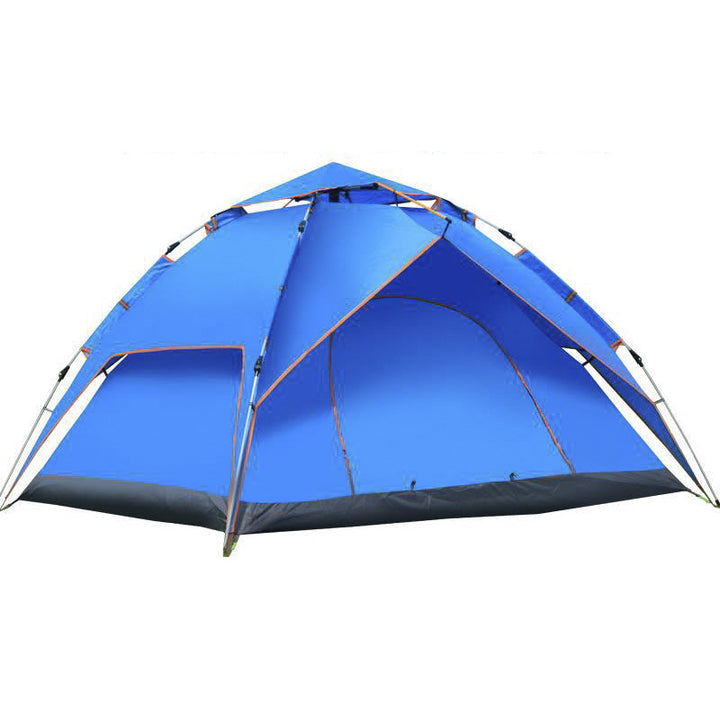 Camping Tent With Expandable Interior And Weatherproof Material Bowlift