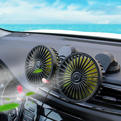 Unisex double fan with adjustable tilt Bowlift