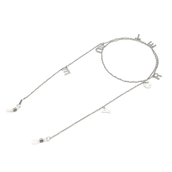 Alphabet Pendant Eyewear Necklace Bowlift