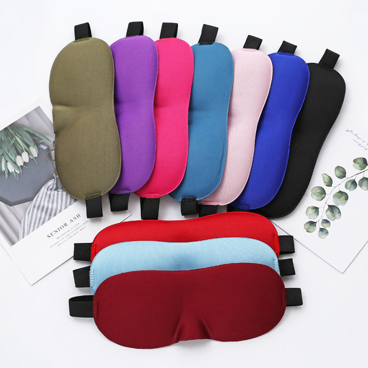 Unisex nan light-blocking travel mask with thermoformable nylon cover and wide comfort band Bowlift