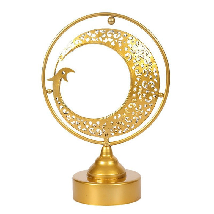 LED decorative light made of iron, moon and star design