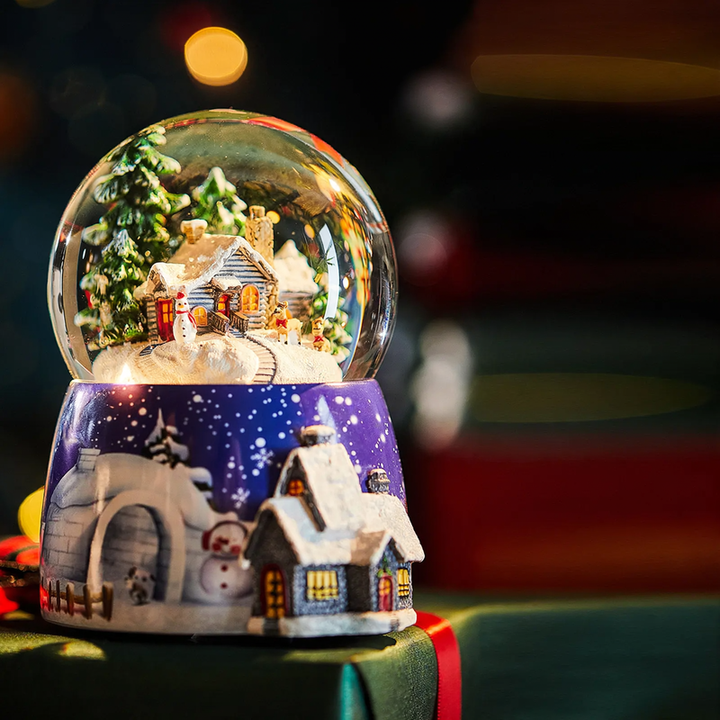 Snow hut music box with Bluetooth