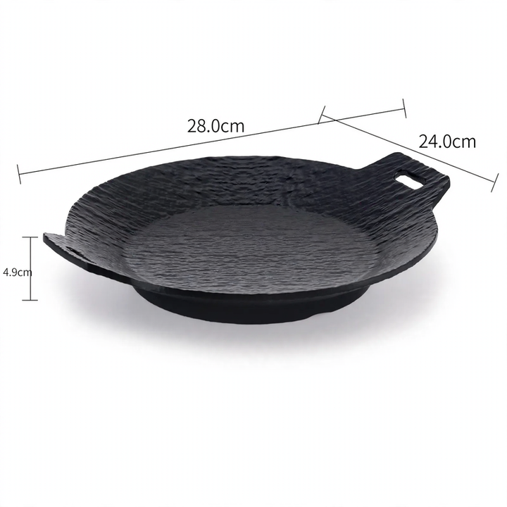 Flat plate, melamine, round, 20–28 cm