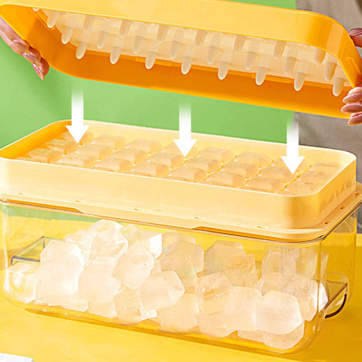 CoolCatcher – Handy Ice Cube Maker with Collection Tray Bowlift
