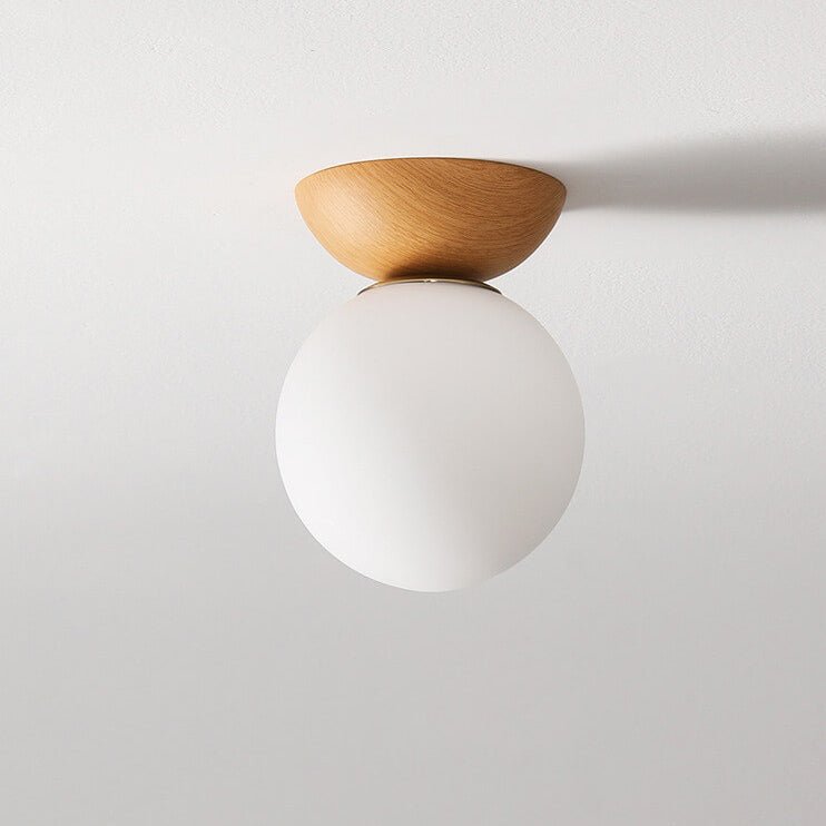 BowLift | Hikari Japanese LED Ceiling Light – Minimalist Wooden Frame Zen Lamp