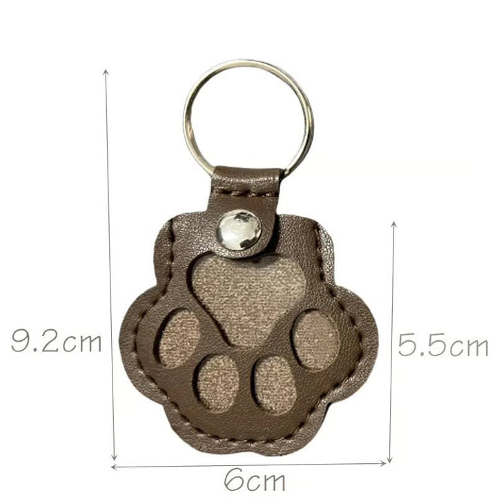 PawMemorie Keychain – Memorial Pendant with Paw Print and Inner Compartment | Bowlift