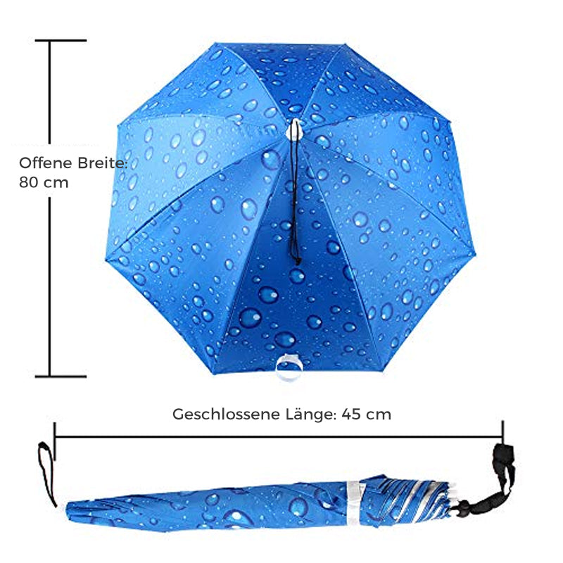 BowLift | Rain umbrella hat for fishing and gardening
