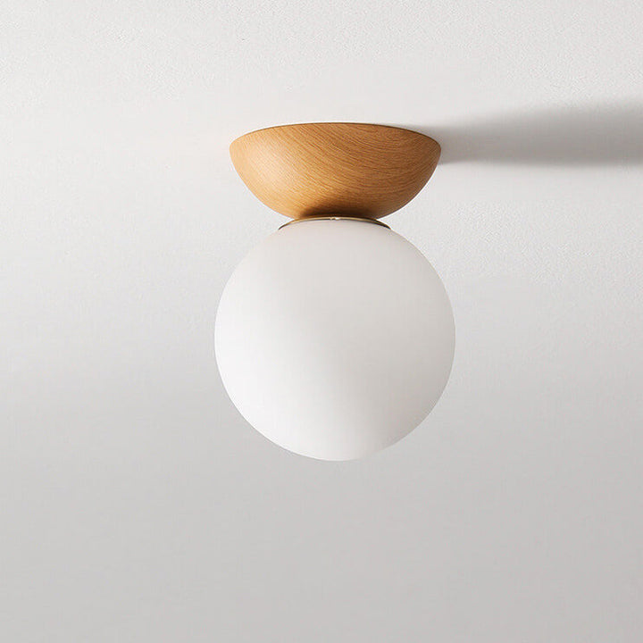 BowLift | LogLight | Japanese ceiling light with adjustable light