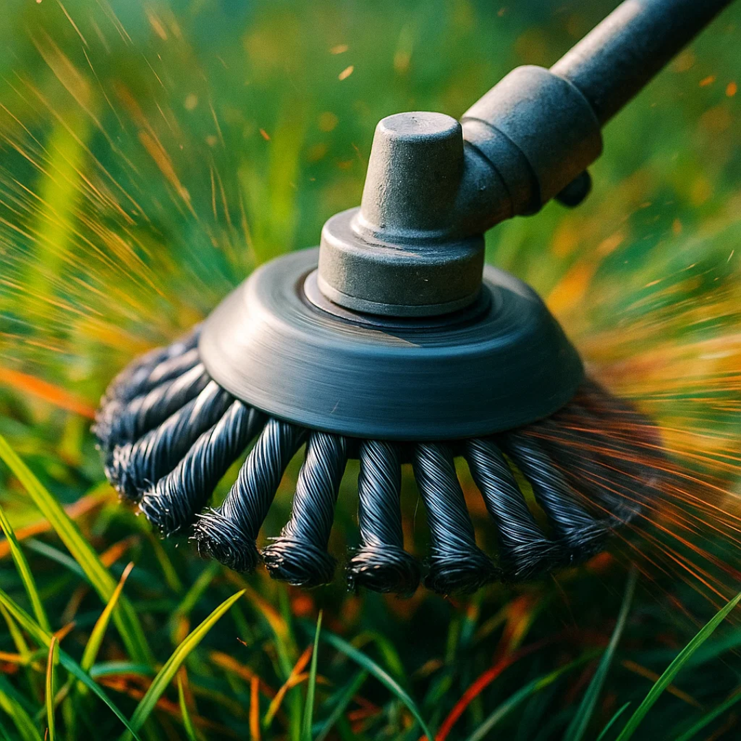 BowLift | Grass Cutting Turbo Head – Universal 6-Blade Weed Brush for Trimmers