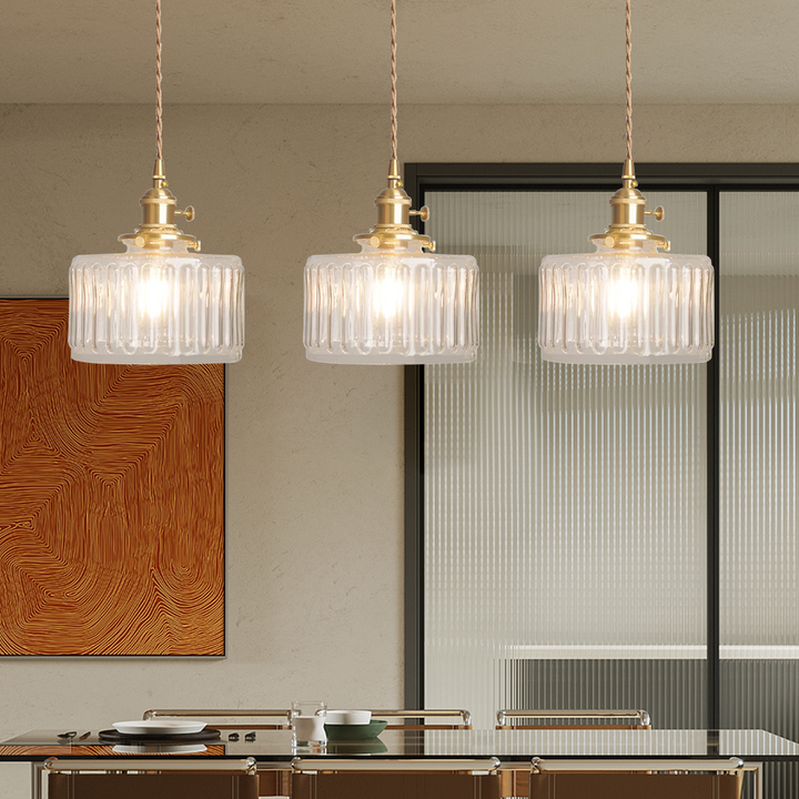 BowLift | Crystal chandelier with height adjustment in vintage style