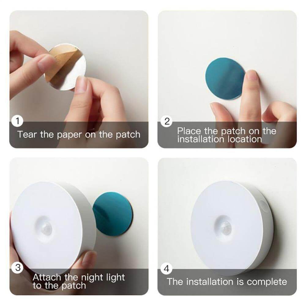 BowLift | Rechargeable Motion Sensor LED USB Night Light