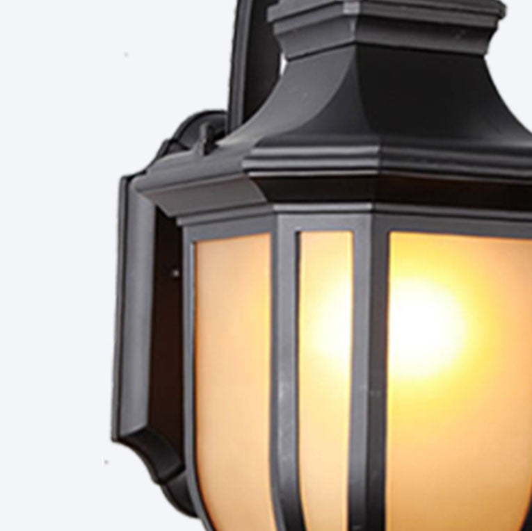Modern European Minimalist Aluminum Alloy Square Outdoor 1-Light Wall Sconce Lamp | Bowlift