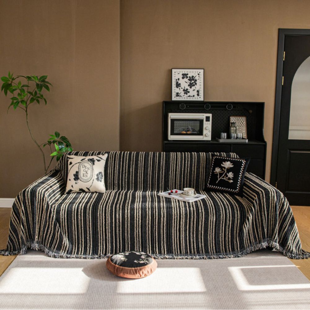 BowLift | Regal Stripes Chenille Sofa Cover