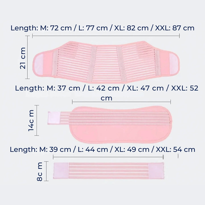 Support Belt for Pregnant Women – Back & Pelvic Support – Posture Comfort – Stability & Recovery Bowlift