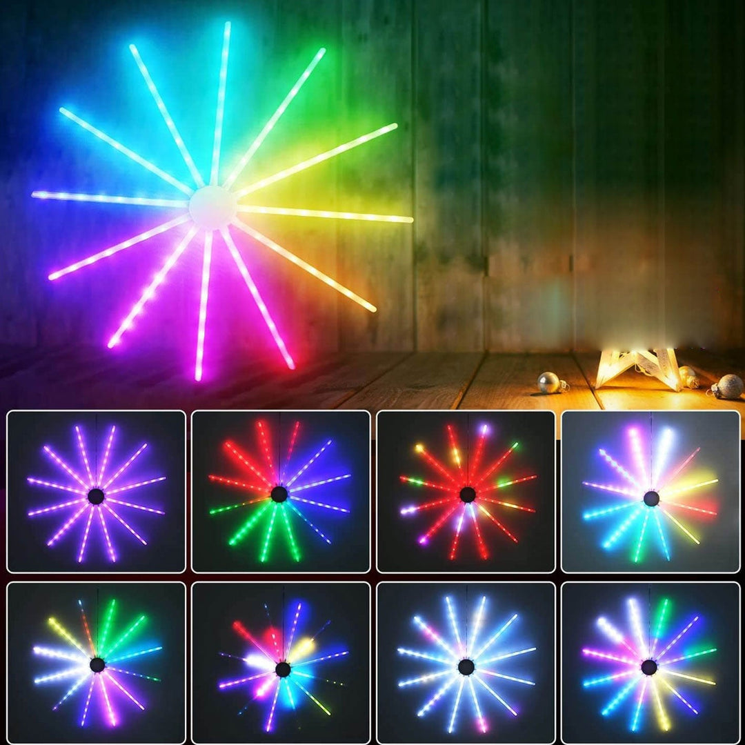 BowLift | Creative RGB Illusion Windmill Fireworks LED String Lights
