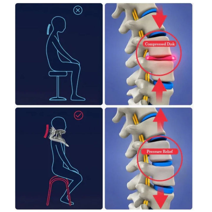 BowLift | Neck Stretcher for Pain Relief - Adjustable Cervical Traction Device Ideal for Neck Tension and Discomfort