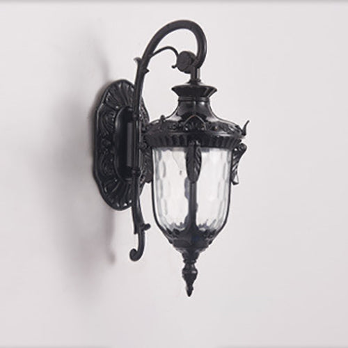 European Deluxe Lantern Outdoor Waterproof 1-Light Wall Sconce Lamp | Bowlift