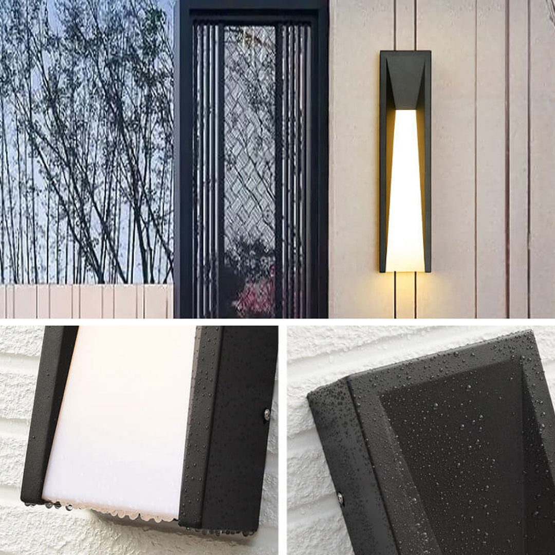 Waterproof Simple Strip Design LED Outdoor Wall Sconce Lamp | Bowlift